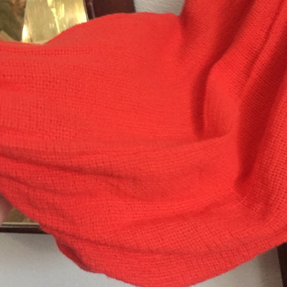 ZARA BRIGHT RED PUFf SLEEVE OFF SHOULDER TOP S - Picture 9 of 11